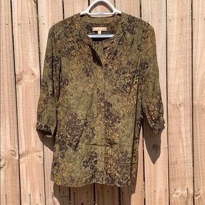 L/S silk BR top